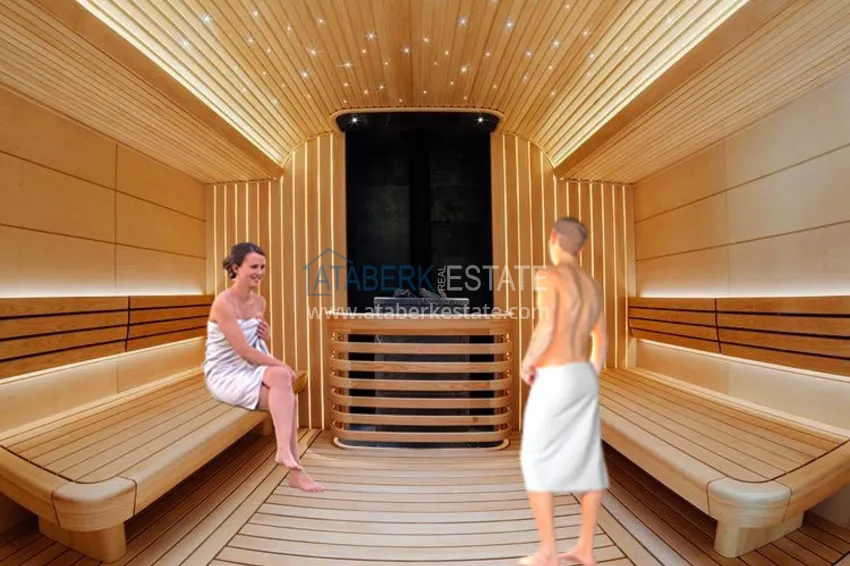 Квартиры в строящейся резиденции элитного сегмента в Алании, район Каргыджак. Подходят для получения гражданства 17 