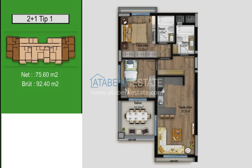 Купить дешево Инвестиционно-привлекательный проект в стремительно развивающемся районе Мерсина-Арпачбахшиш. 2 