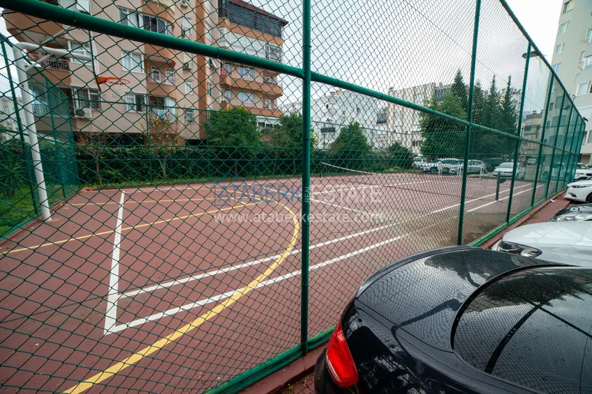 Квартира 3+1 в Анталии, район Лара - с отдельной кухней и видом на море, подходит под гражданство 5 