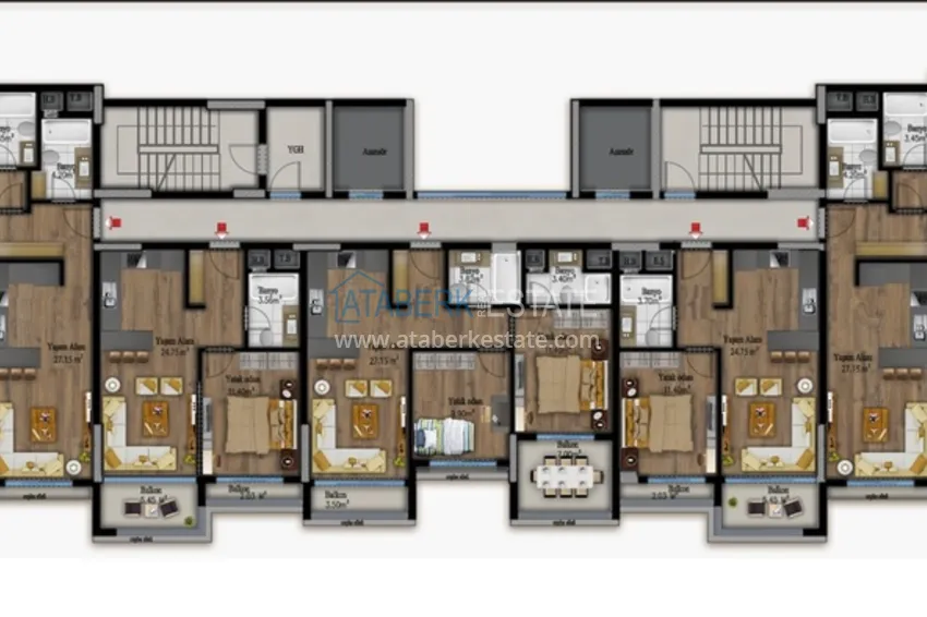 Купить дешево Инвестиционно-привлекательный проект в стремительно развивающемся районе Мерсина-Арпачбахшиш. 1 