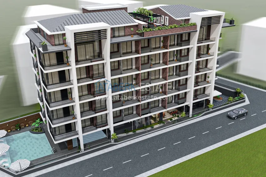 Квартира 2+1 на этапе строительства напрямую от инвестора в 250 метрах от моря - центр Алании 5 