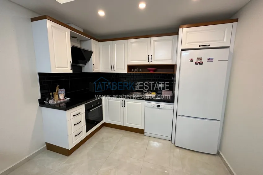 Приобрести Квартира 1+1 меблированная с открытым видом на море, район Махмутлар – Алания 6 