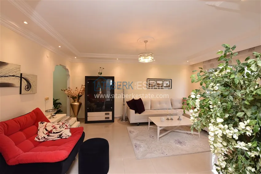 Приобрести Меблированная квартира 2+1 с застеклённым балконом в районе Оба, Алания 5 