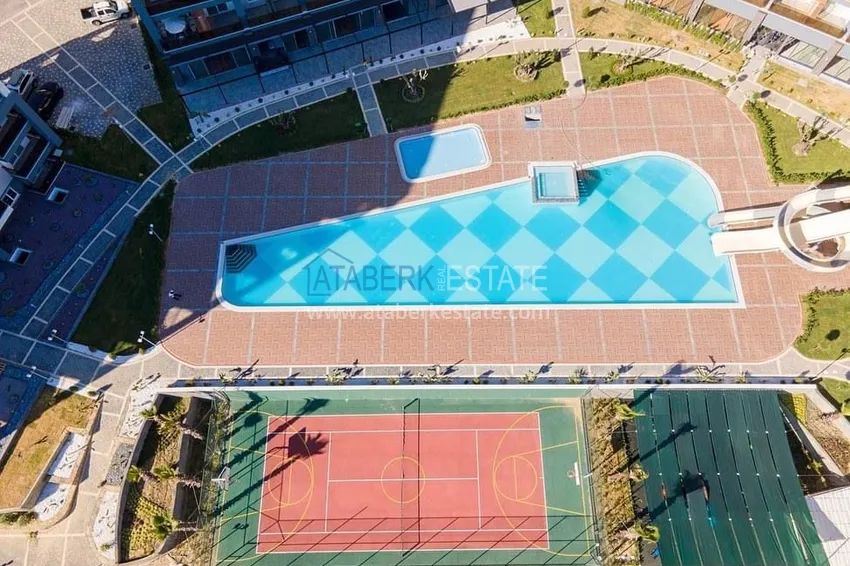 Квартиры 1+1 с видом на море в современном комплексе, Авсаллар – Алания 9 