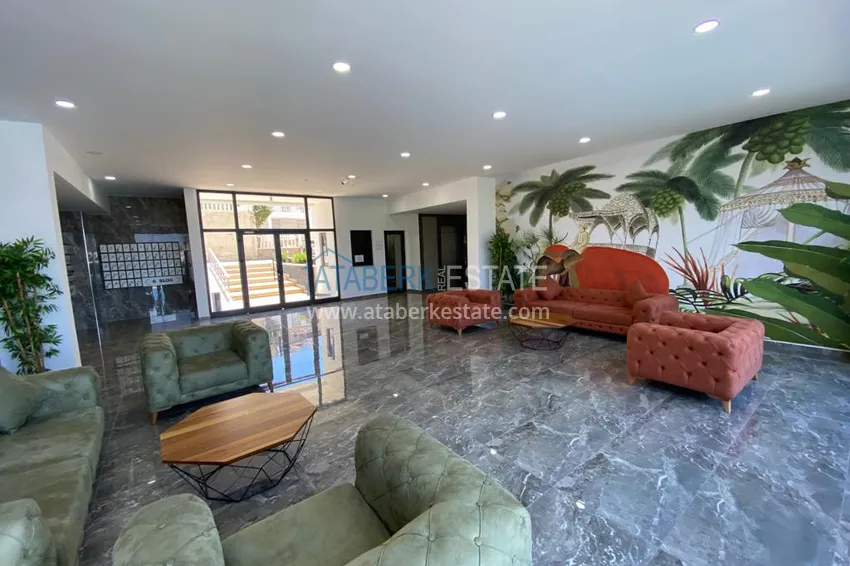 Квартира 1+1 в Махмутларе меблированная с видом на горы и море. Мопед в подарок!  8 