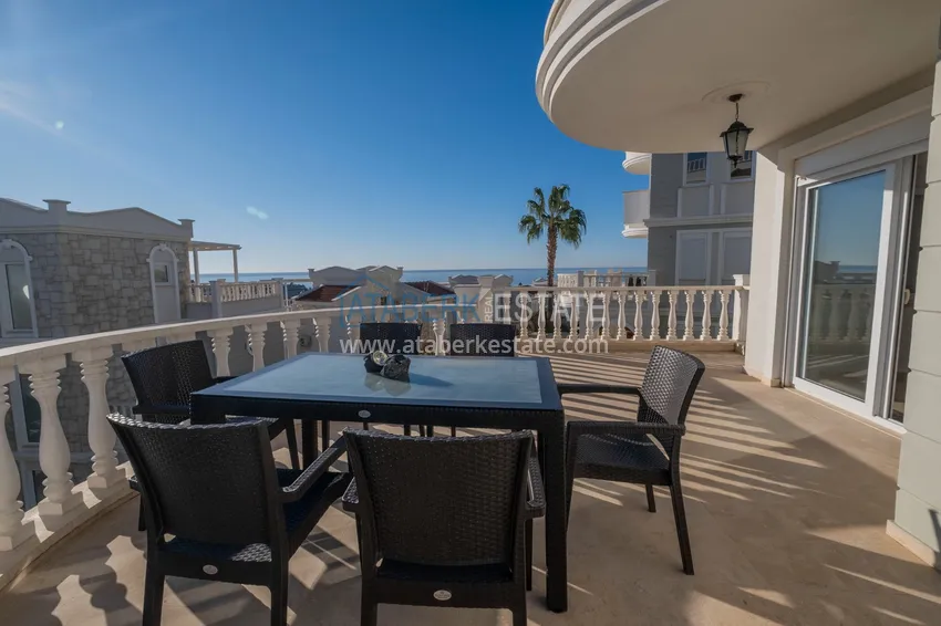 Приобрести Вилла в районе Конаклы с мебелью, частным бассейном и видовыми характеристиками 9 