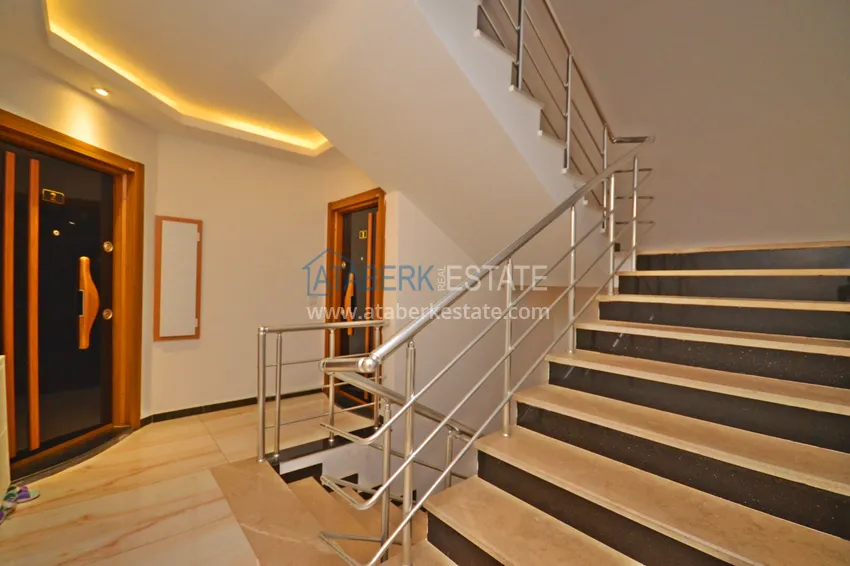 Меблированная квартира с 3 спальнями в центре Алании – Хасбахче  7 