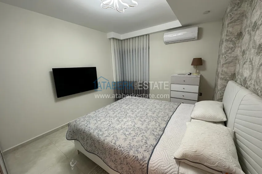 Приобрести Квартира 1+1 меблированная с открытым видом на море, район Махмутлар – Алания 7 