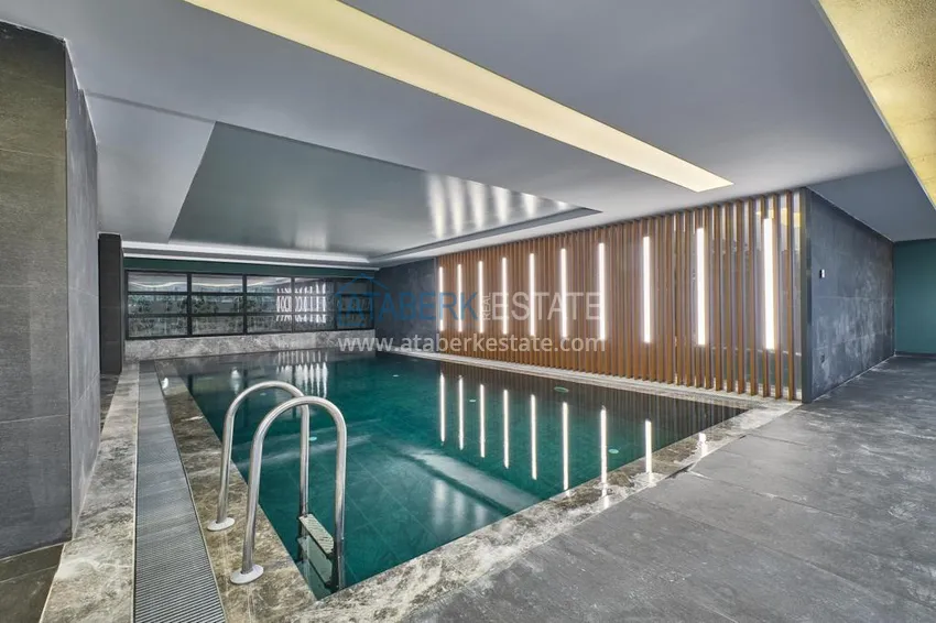 Дуплекс 5+1 в районе Коньяалты, Унджалы – Анталия, в комплексе комфорт-класса 7 