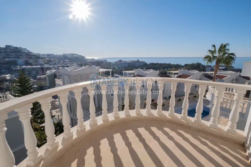 Приобрести Вилла в районе Конаклы с мебелью, частным бассейном и видовыми характеристиками 10 