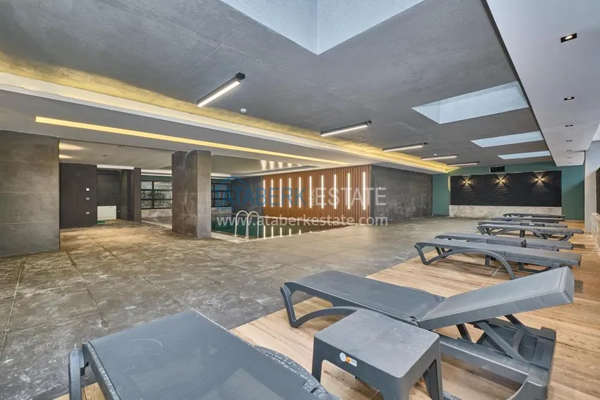 Дуплекс 5+1 в районе Коньяалты, Унджалы – Анталия, в комплексе комфорт-класса 8 