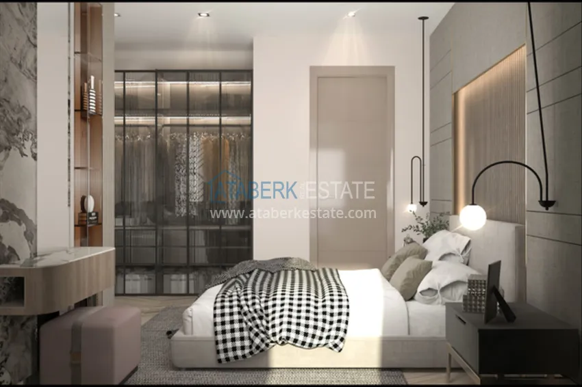 Приобрести Новый жилой комплекс, в районе Тедже, Мерсин, с собственной инфраструктурой в популярном 7 