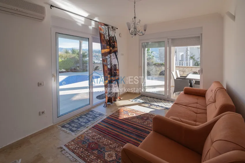 Приобрести Вилла в районе Конаклы с мебелью, частным бассейном и видовыми характеристиками 11 