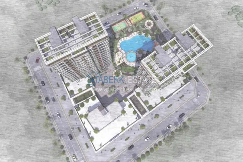 Современный проект с собственной инфраструктурой в популярном районе Мезитли, Мерсин. 7 