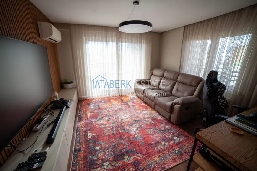 Приобрести Квартира 3+1 в Анталии, район Лара - с отдельной кухней и видом на море, подходит под гражданство 9 