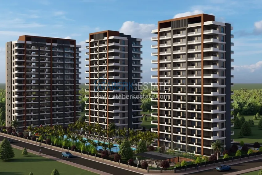 Современный жилой комплекс с инфраструктурой комфорт-класса в районе Арпачбахшиш 8 