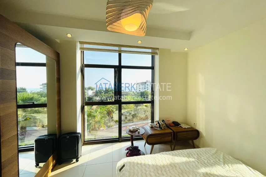 Приобрести Квартира 1+1 меблированная с видом на море и горы - район Кестель, Алания 10 