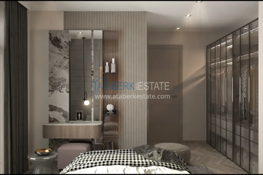 Приобрести Новый жилой комплекс, в районе Тедже, Мерсин, с собственной инфраструктурой в популярном 8 