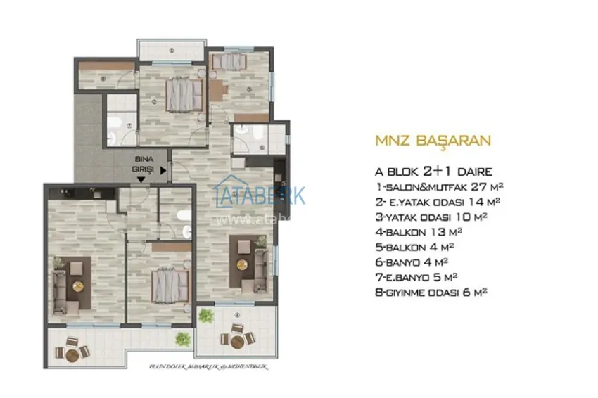 Купить дешево Современный жилой комплекс с инфраструктурой комфорт-класса в районе Арпачбахшиш 2 