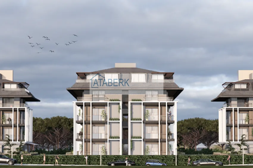 Новая резиденция на этапе строительства в престижном районе Алании – Оба 4