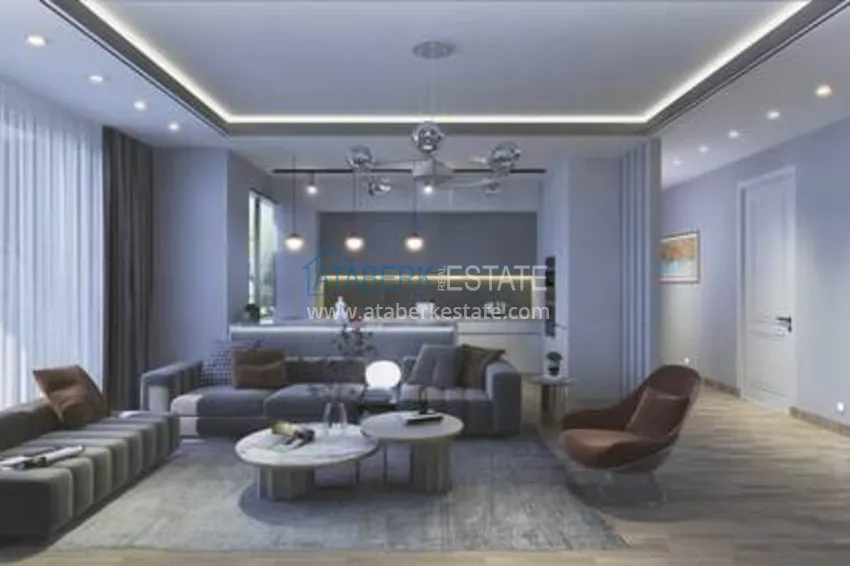 Приобрести Отличное предложение для тех, кто хотел бы приобрести новый проект всего в 500 метрах от моря в городе Мерсин. 1 