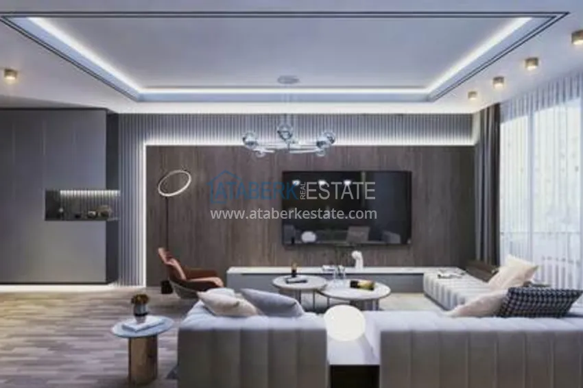 Приобрести Отличное предложение для тех, кто хотел бы приобрести новый проект всего в 500 метрах от моря в городе Мерсин. 3 