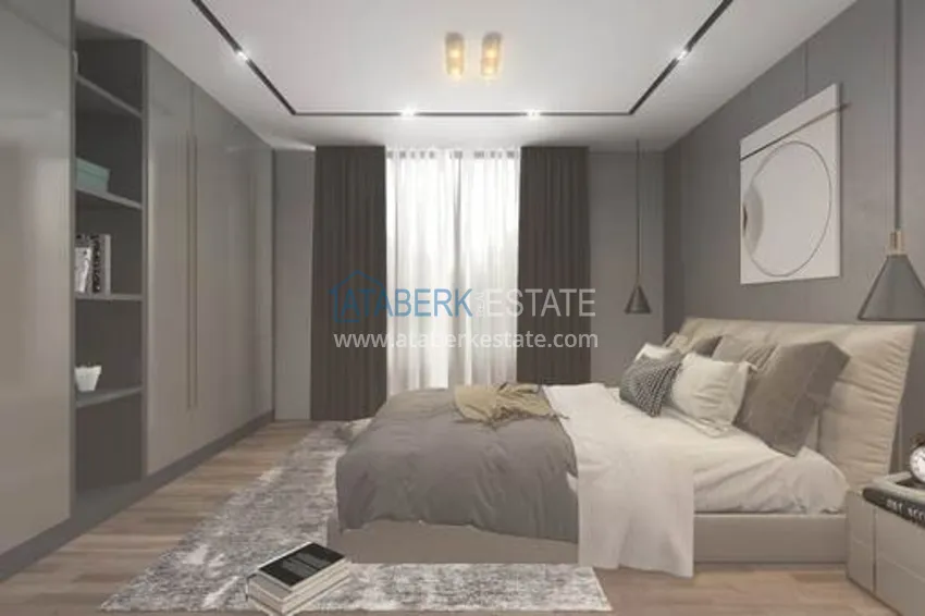 Приобрести Отличное предложение для тех, кто хотел бы приобрести новый проект всего в 500 метрах от моря в городе Мерсин. 7 