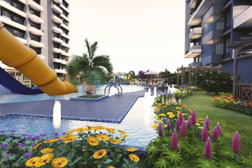 Отличное предложение для тех, кто хотел бы приобрести новый проект всего в 500 метрах от моря в городе Мерсин. 6 