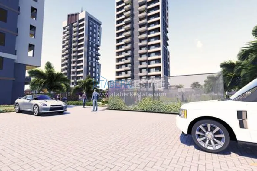 Отличное предложение для тех, кто хотел бы приобрести новый проект всего в 500 метрах от моря в городе Мерсин. 10 