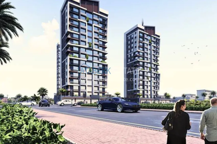 Отличное предложение для тех, кто хотел бы приобрести новый проект всего в 500 метрах от моря в городе Мерсин. 16 