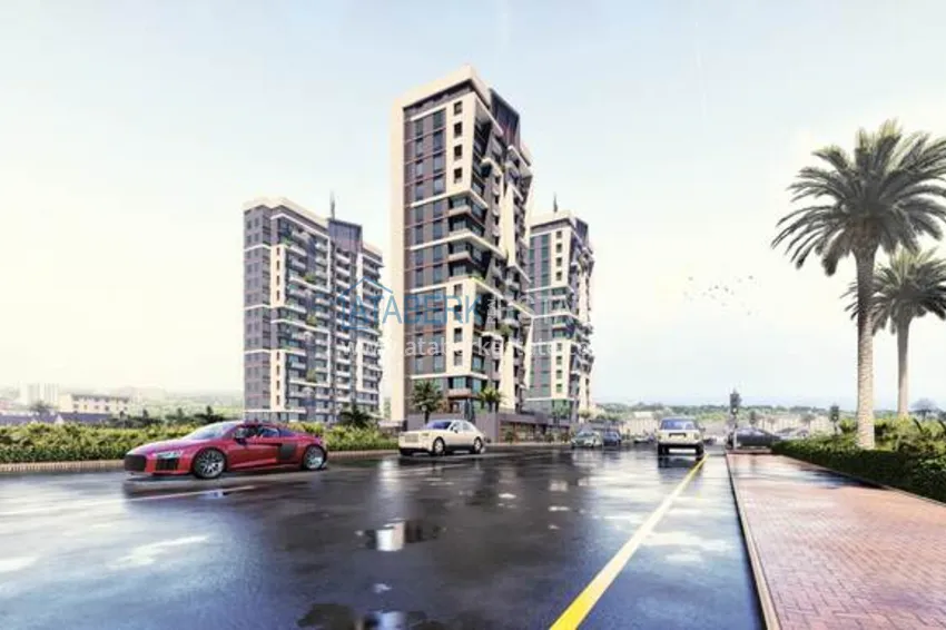 Отличное предложение для тех, кто хотел бы приобрести новый проект всего в 500 метрах от моря в городе Мерсин. 20 