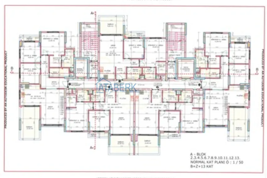Купить дешево Современный проект с собственной инфраструктурой в популярном районе Мезитли, Мерсин. 1 