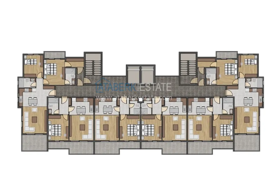 Купить дешево Современный жилой комплекс с инфраструктурой комфорт-класса в районе Арпачбахшиш 6 