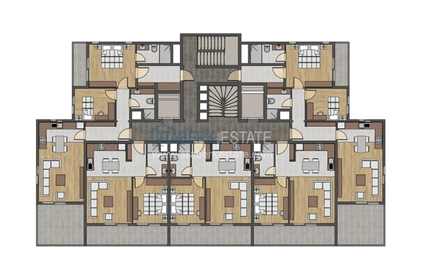 Купить дешево Современный жилой комплекс с инфраструктурой комфорт-класса в районе Арпачбахшиш 8 