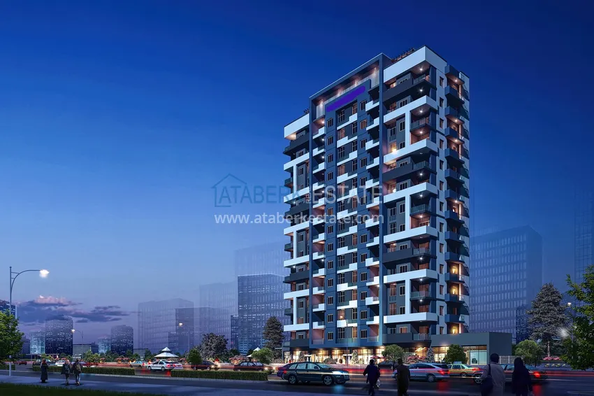 Комплекс с инфраструктурой в активно развивающемся районе Тедже, города Мерсин 2 