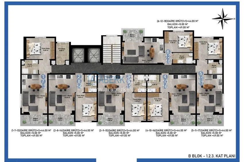 Купить дешево Новый комплекс в Махмутларе, Аланья. Квартиры от застройщика 2 