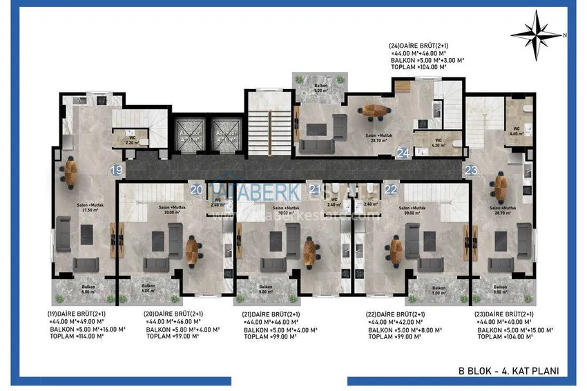 Купить дешево Новый комплекс в Махмутларе, Аланья. Квартиры от застройщика 3 