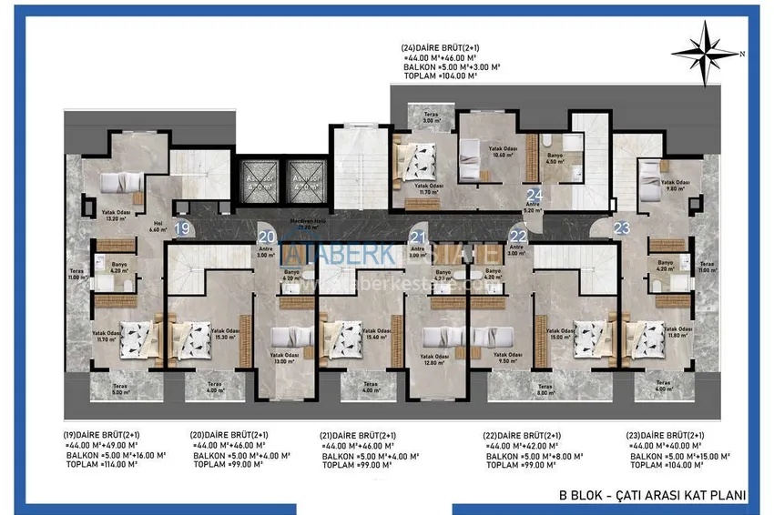 Купить дешево Новый комплекс в Махмутларе, Аланья. Квартиры от застройщика 4 