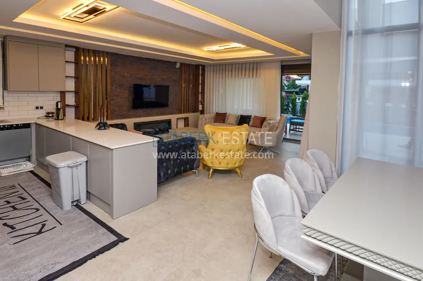 Приобрести Вилла в Кемере с мебелью и частным бассейном в коттеджном комплексе 4 