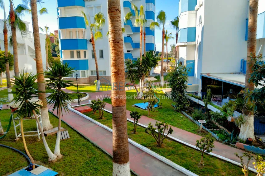 Квартира у моря с двумя спальнями и отдельной кухней в районе Конаклы, Алания 4 