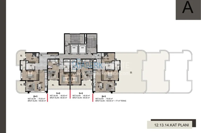 Купить дешево Новый благоустроенный жилой комплекс премиум-класса в Тедже. 6 