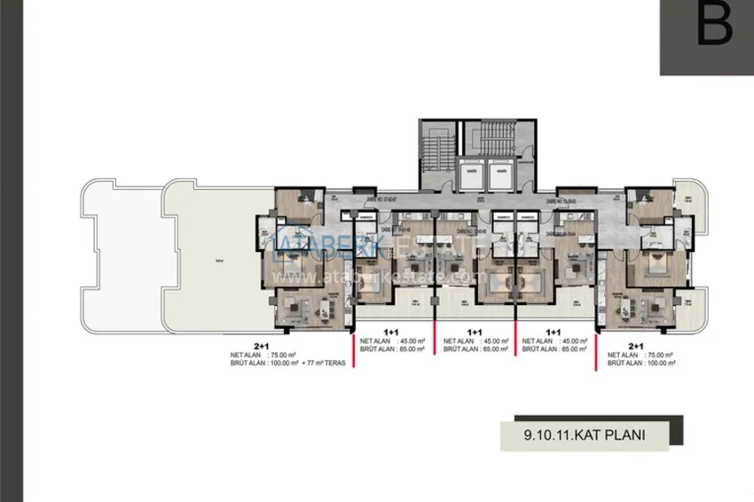 Купить дешево Новый благоустроенный жилой комплекс премиум-класса в Тедже. 10 