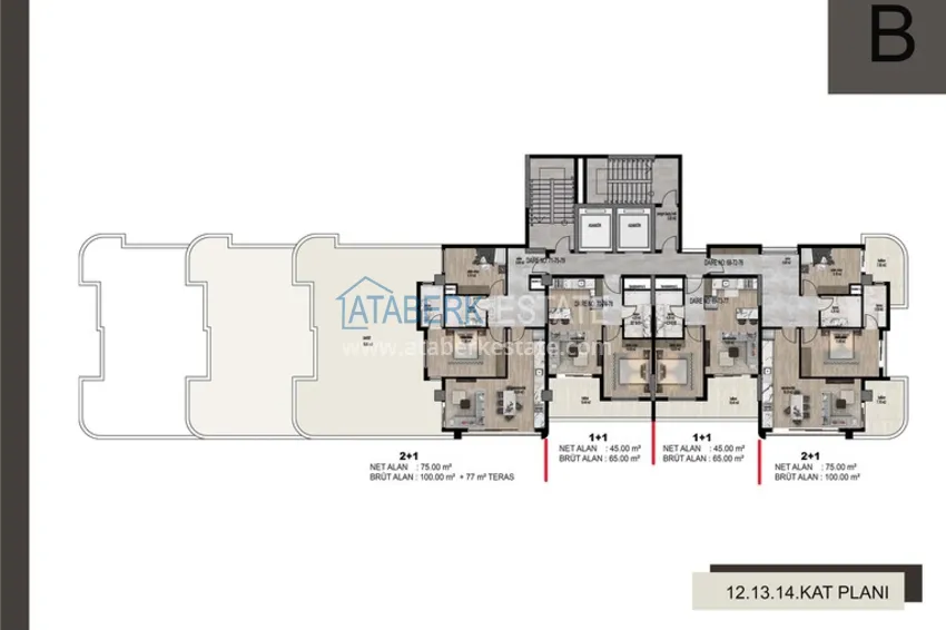 Купить дешево Новый благоустроенный жилой комплекс премиум-класса в Тедже. 11 