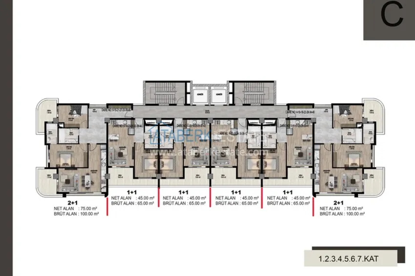 Купить дешево Новый благоустроенный жилой комплекс премиум-класса в Тедже. 13 