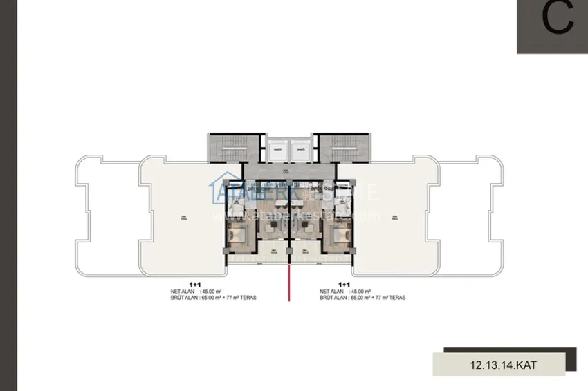 Купить дешево Новый благоустроенный жилой комплекс премиум-класса в Тедже. 15 