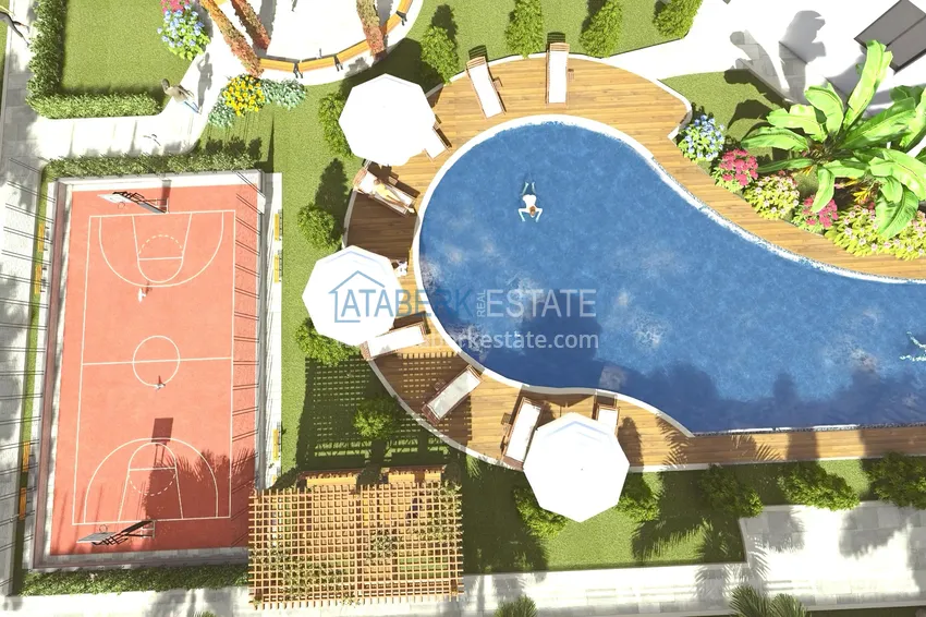 Квартиры от застройщика, в перспективном районе Томюк, города Мерсин. 8 