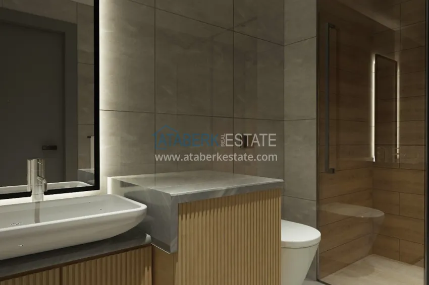 Приобрести Новый комплекс комфорт-класс в Алании, район Паяллар 19 