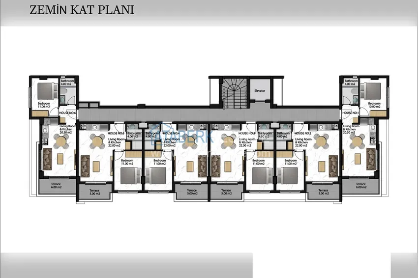 Купить дешево Новый комплекс комфорт-класс в Алании, район Паяллар 5 