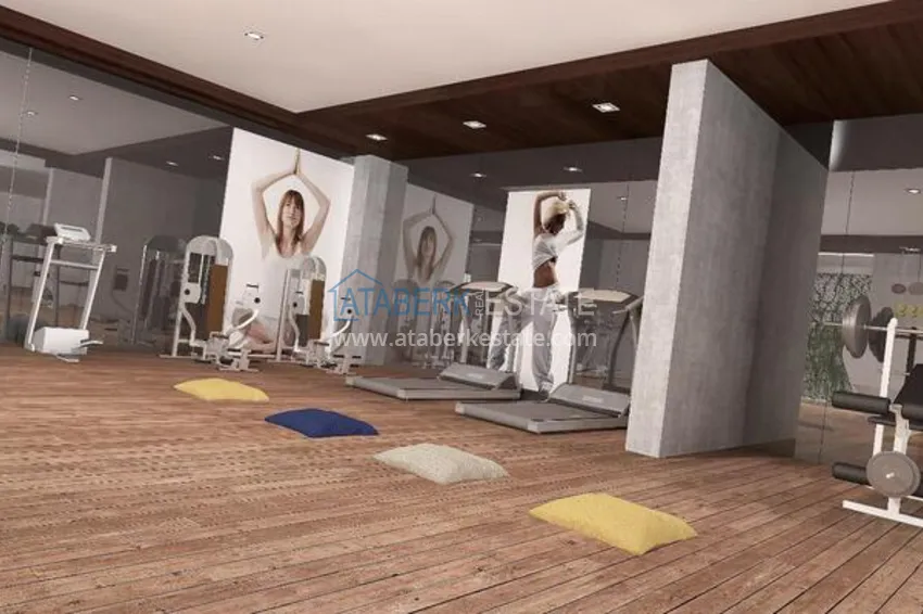 Приобрести Современный проект с собственной инфраструктурой в популярном районе Мезитли, Мерсин. 11 