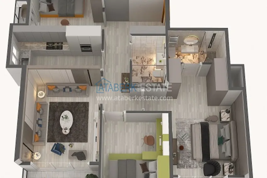 Купить дешево Комплекс с инфраструктурой в активно развивающемся районе Тедже, города Мерсин 5 